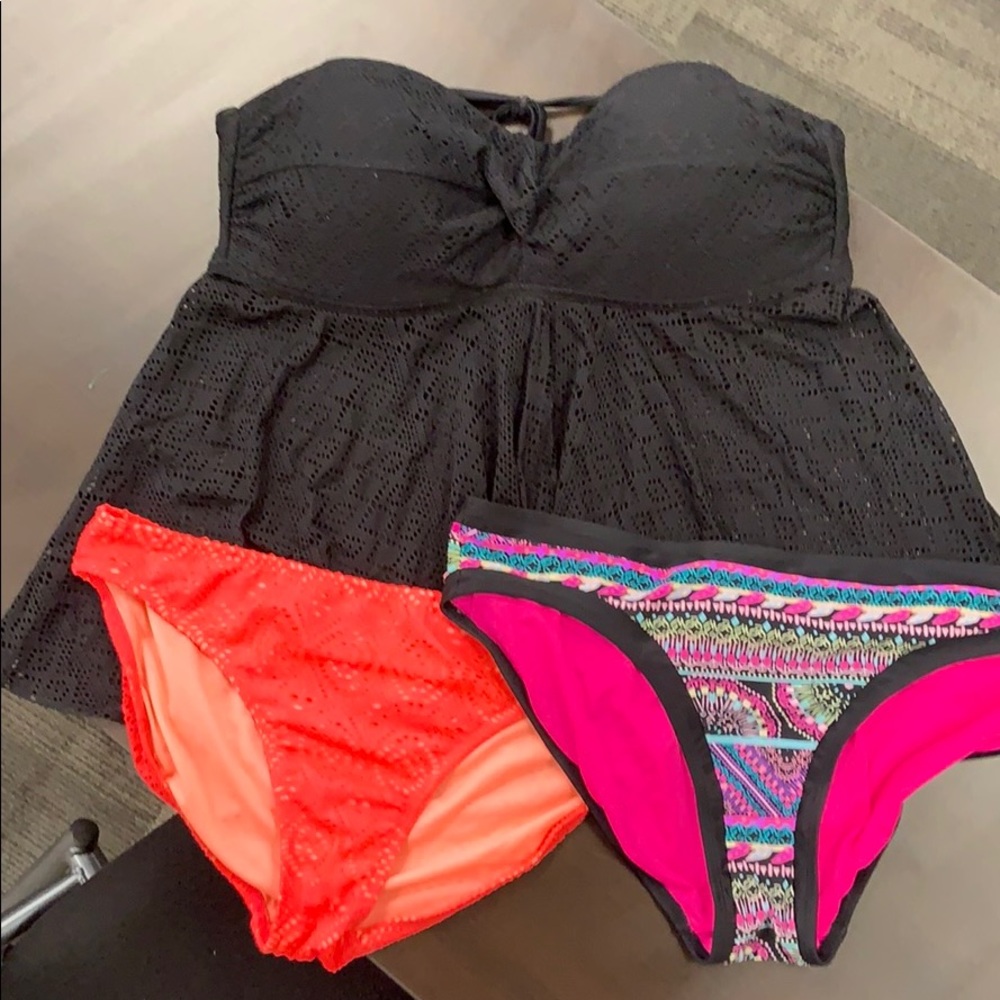 Two piece swim suit